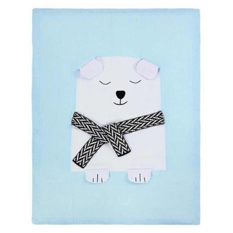 Baby Wool Blanket Bear