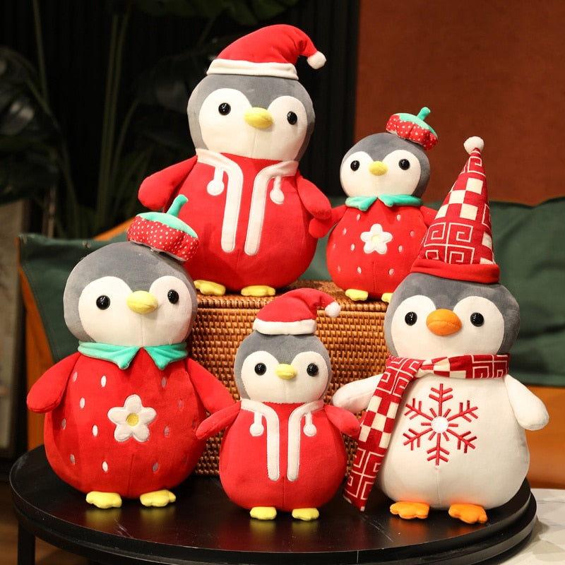 Plush Toy Stuffed Christmas Penguin