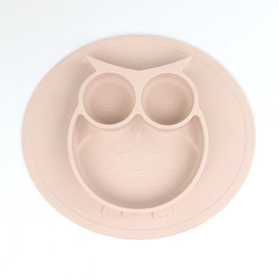 Baby Silicone Bowl Owl