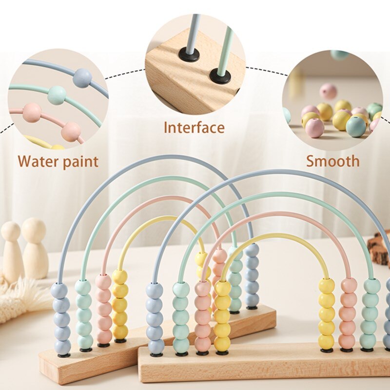 Montessori Wooden Abacus Toy