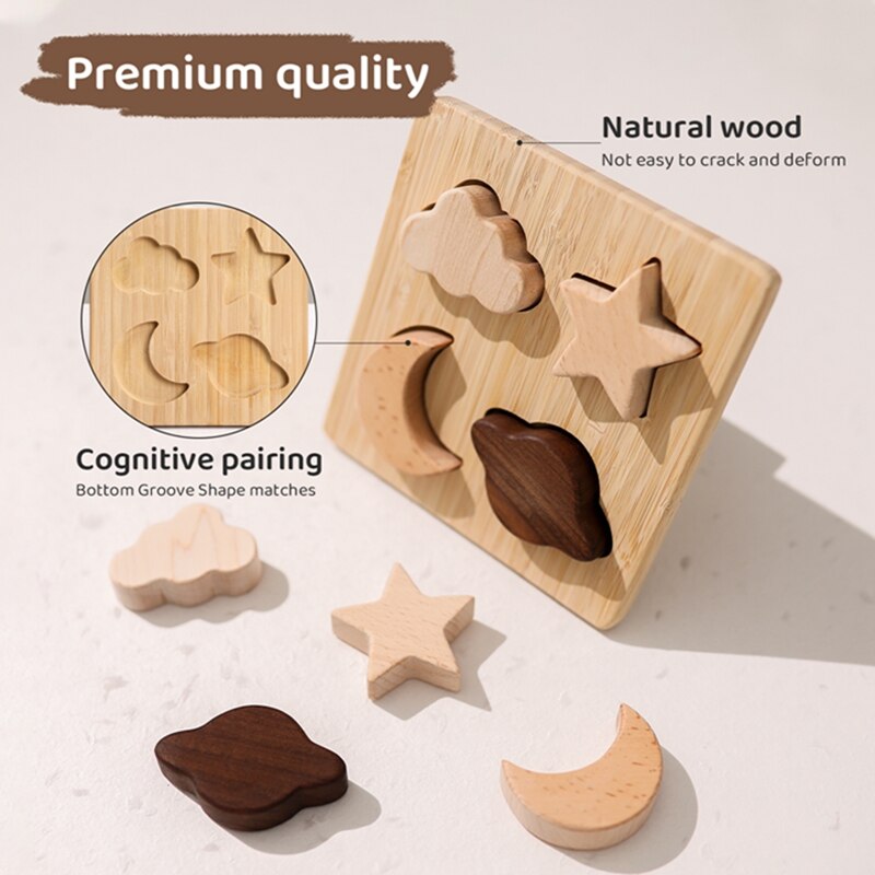 Montessori Wooden 3d Puzzle