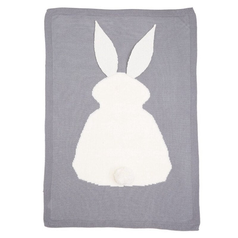 Baby Wool Blanket Bunny