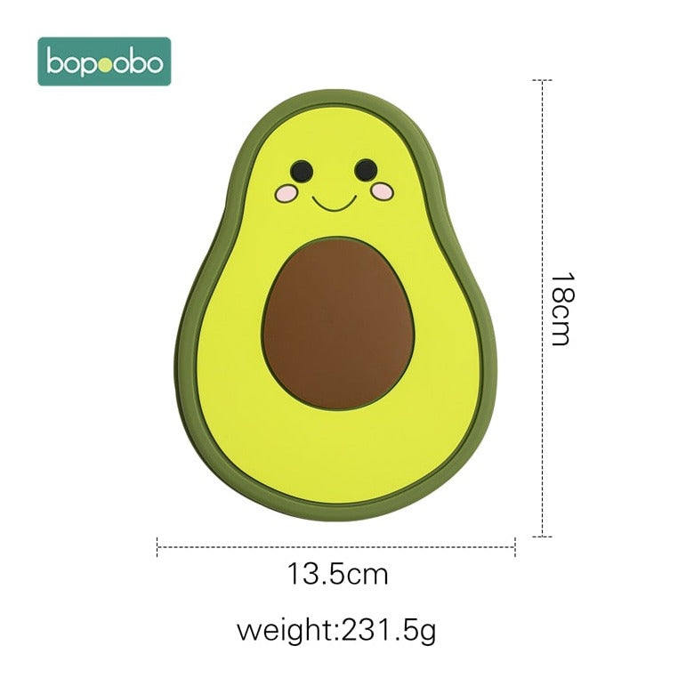 Baby Silicone Plates Avocado