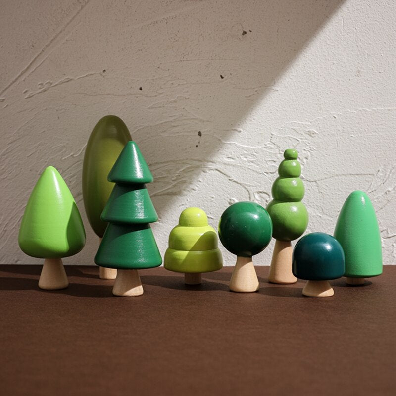 Montessori Wooden Forest Tree Toy
