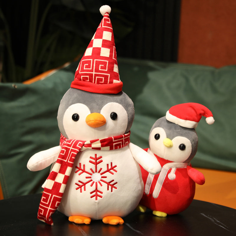Plush Toy Stuffed Christmas Penguin