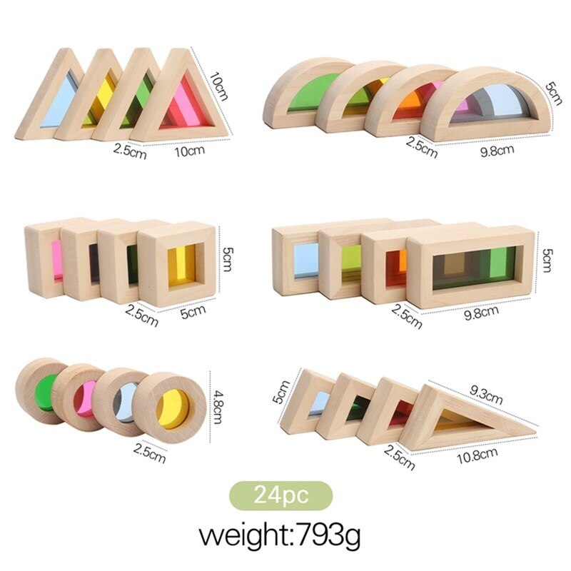 Montessori Rainbow Blocks