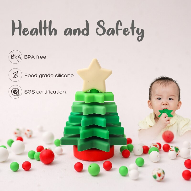 Montessori Silicone Christmas Tree Toys